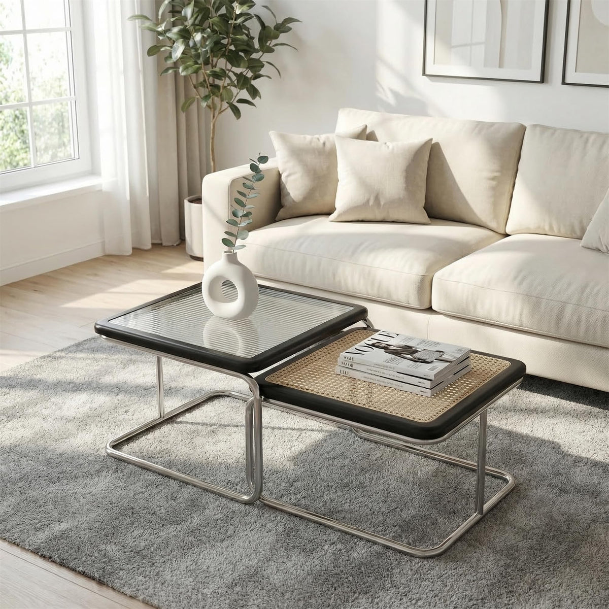 Nesting Coffee Table Set of 2