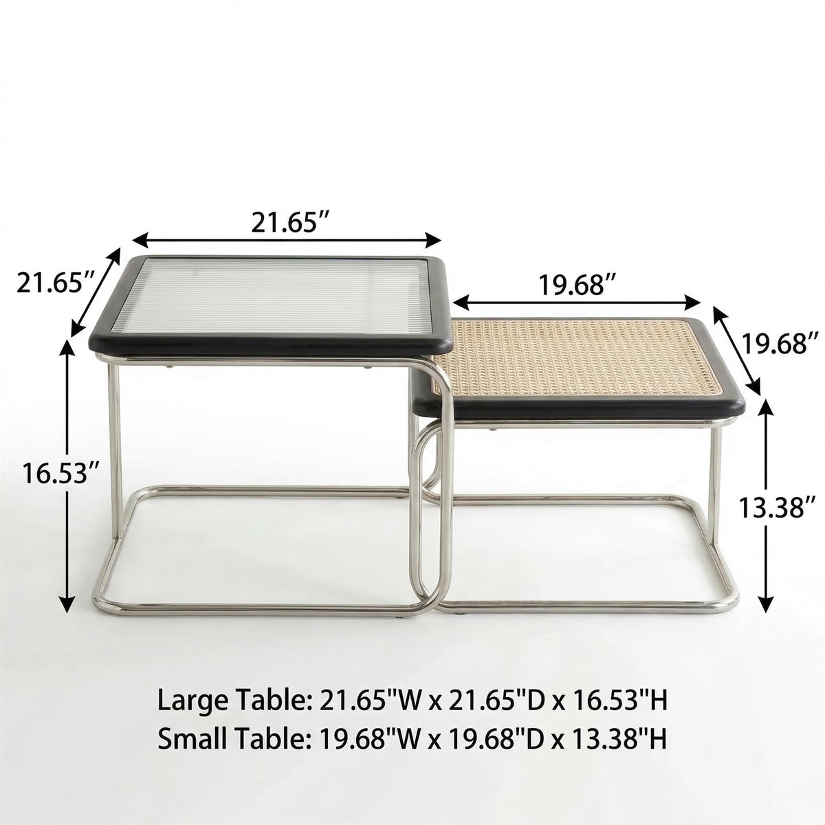 Nesting Coffee Table Set of 2