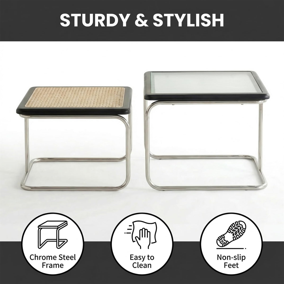 Nesting Coffee Table Set of 2