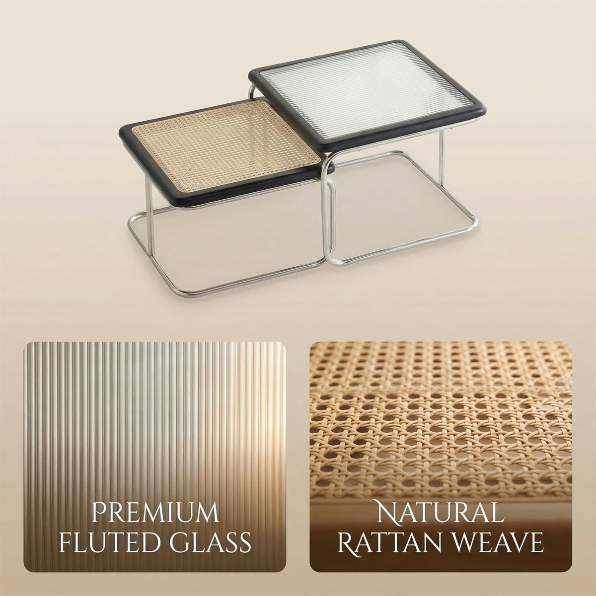 Nesting Coffee Table Set of 2