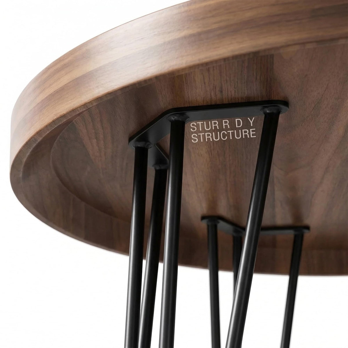 HOT SALE✨✨30%OFF  ||  Modern minimalist, luxury-style small round walnut table—the perfect companion for your bedroom.