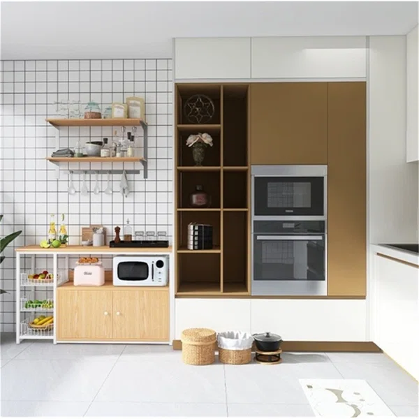 Kitchen Utility Storage Shelf with Cabinet