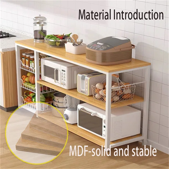 2-Tier Kitchen Rack Utility Storage Cart