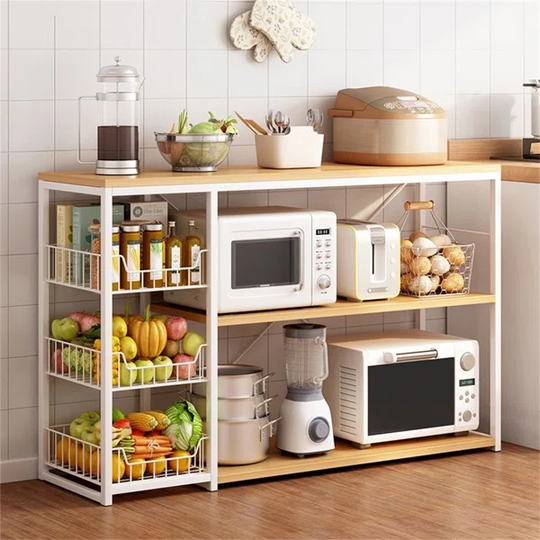 2-Tier Kitchen Rack Utility Storage Cart