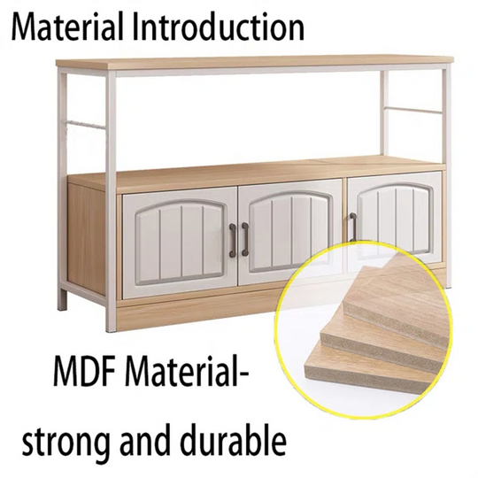 Kitchen Utility Storage Shelf with Cabinet