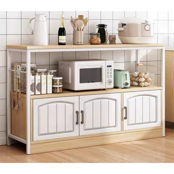 Kitchen Utility Storage Shelf with Cabinet