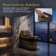 (Expected to arrive on June 15)1.45 Gallons Gpf Elongated Anti-Smell And Silent Close Coupled Toilets (Seat Included)
