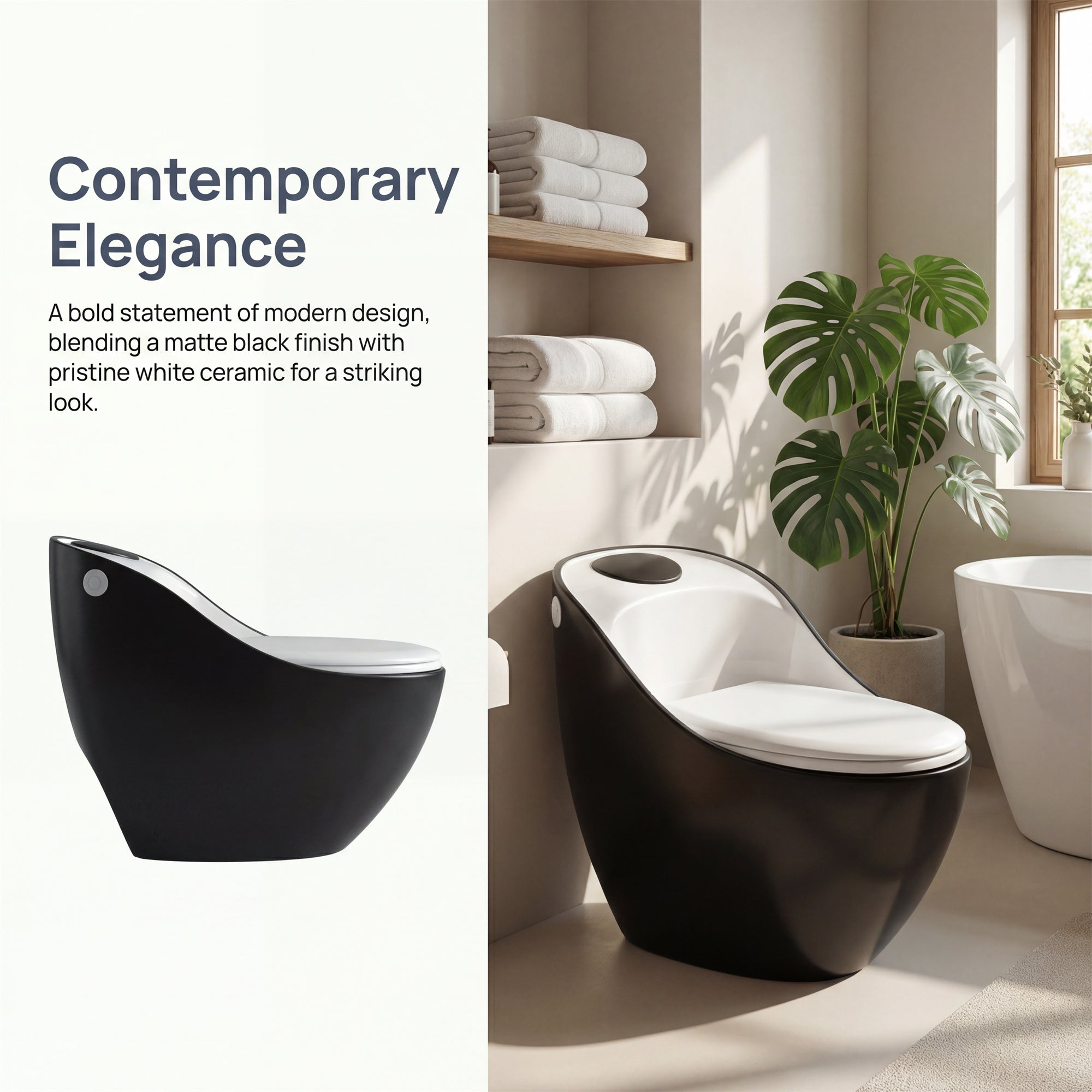1.84 Gallons GPF Elongated Close Coupled Toilets (Seat Included)