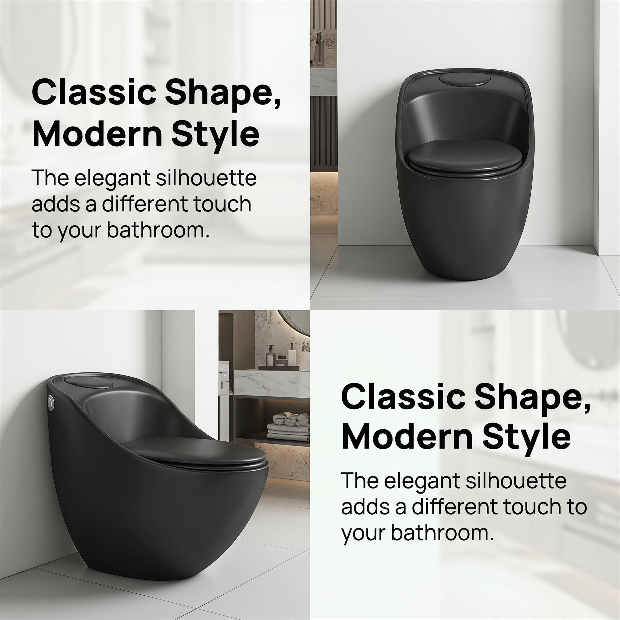 1.84 Gallons GPF Elongated Close Coupled Toilets (Seat Included)