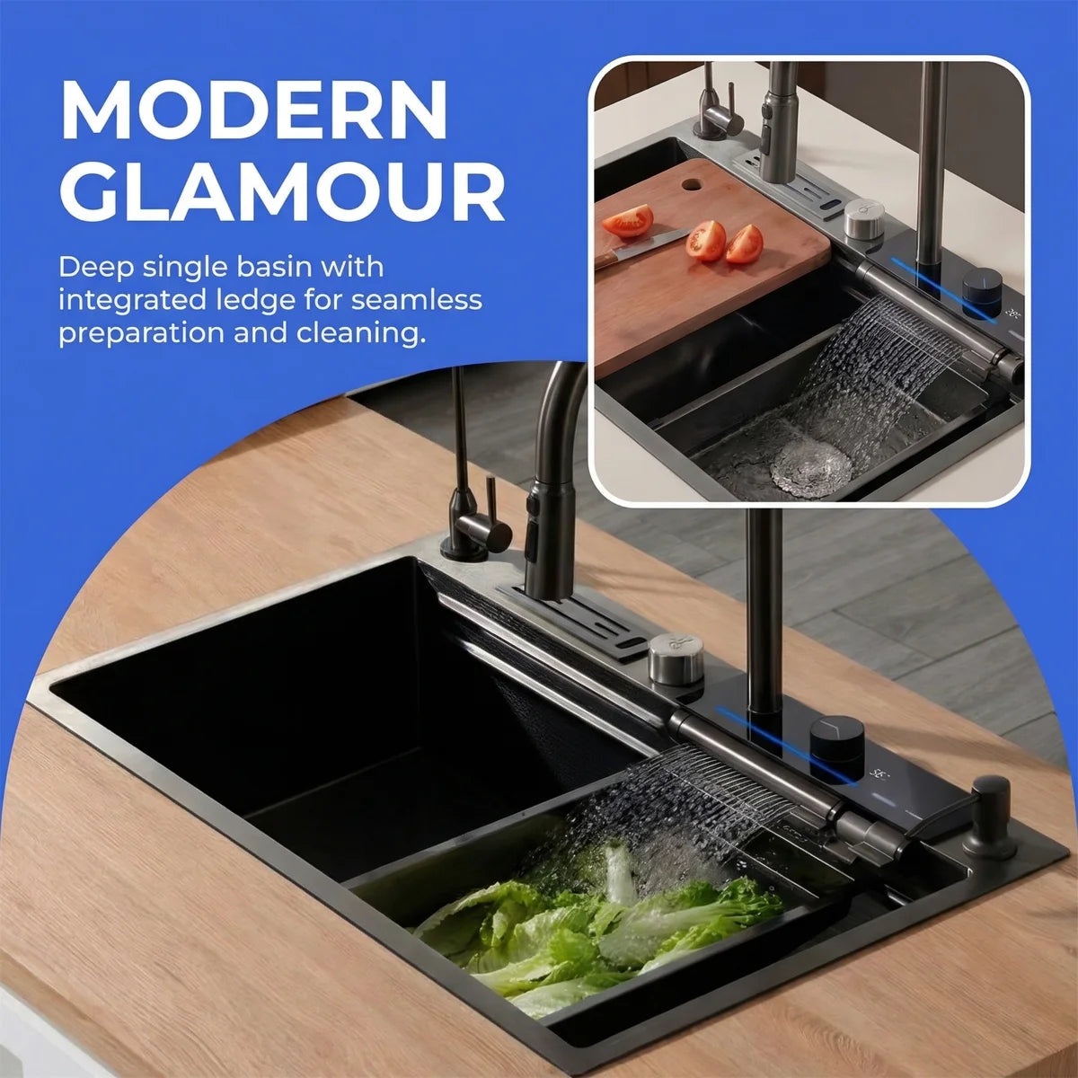 🔥🔥HOT SALE !!!   Multifunctional 304 Stainless Steel Kitchen Sink