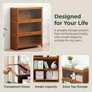 Nanmu Bamboo Storage Cabinet