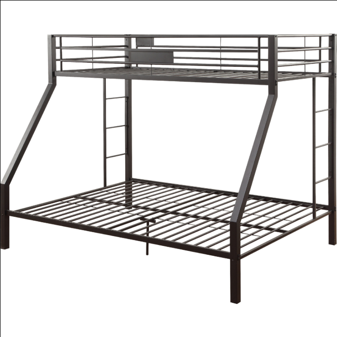 Bunk Bed (Twin XL/Queen) in Sandy Black