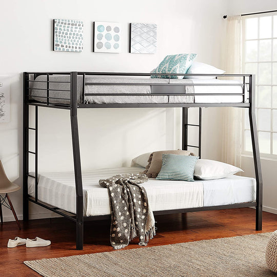 Full XL/Queen Bunk Bed in Sandy Black