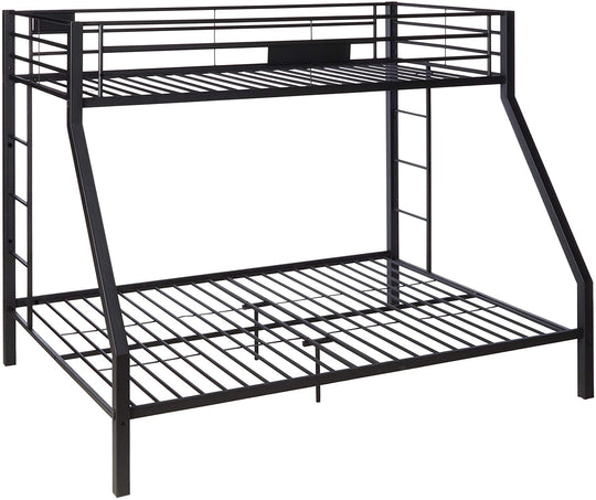 Bunk Bed (Twin XL/Queen) in Sandy Black