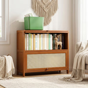 Bamboo Cane Storage Cabinet