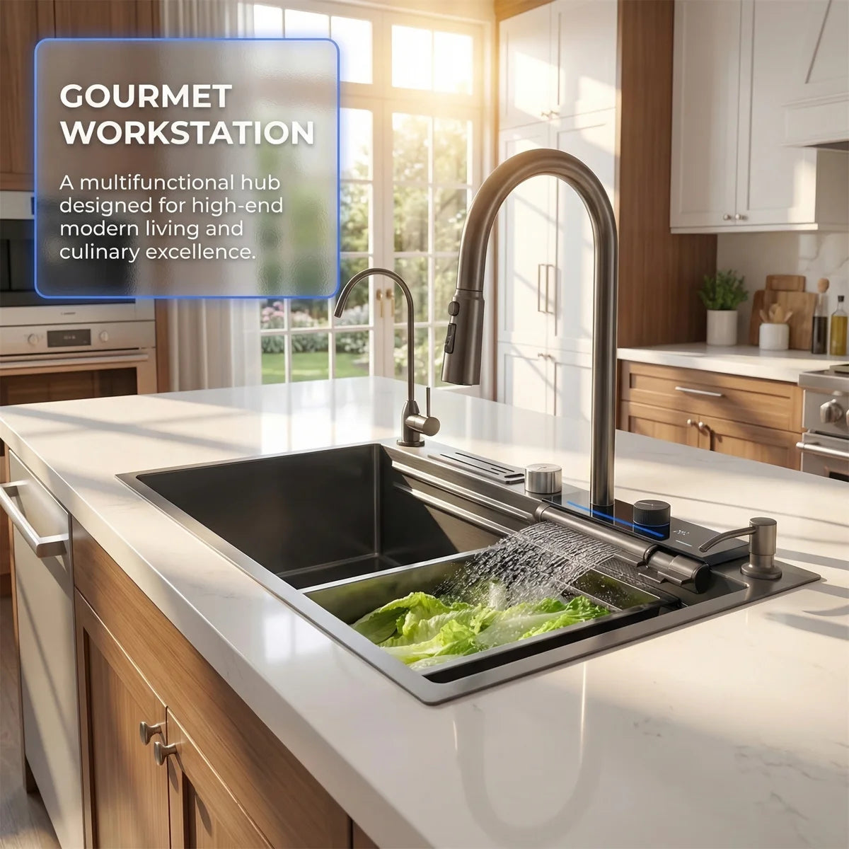 🔥🔥HOT SALE !!!   Multifunctional 304 Stainless Steel Kitchen Sink