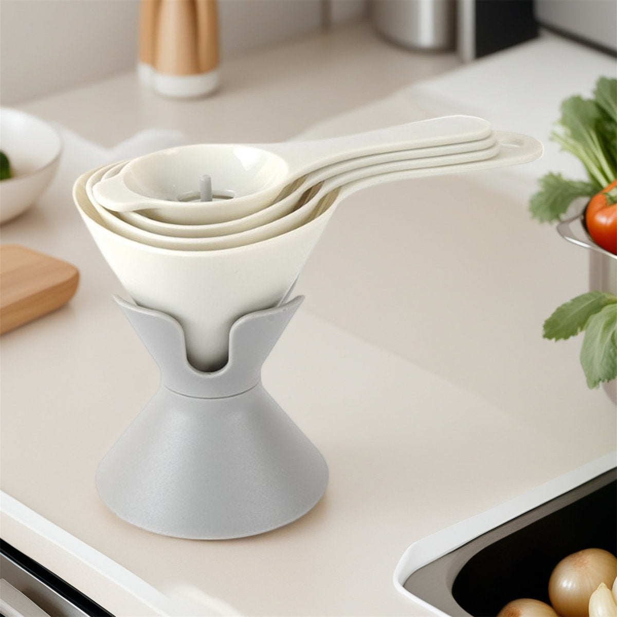 Six-Piece Nesting Funnel Set