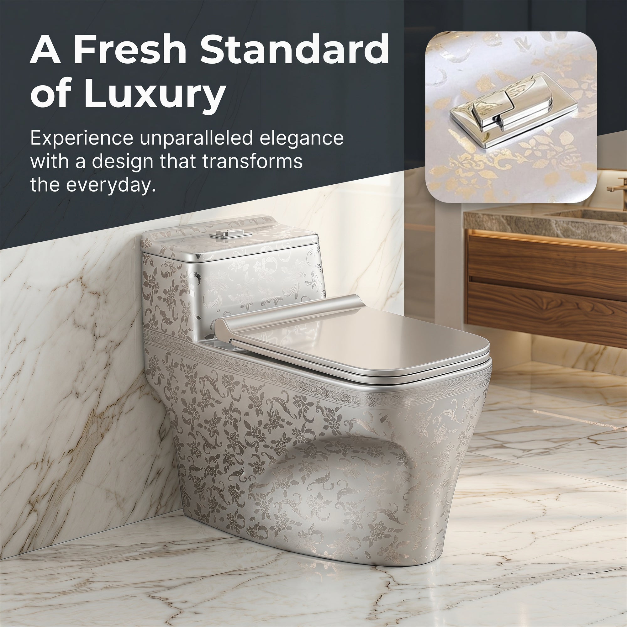 1.58 Gallons GPF Elongated Close Coupled Toilets (Seat Included)
