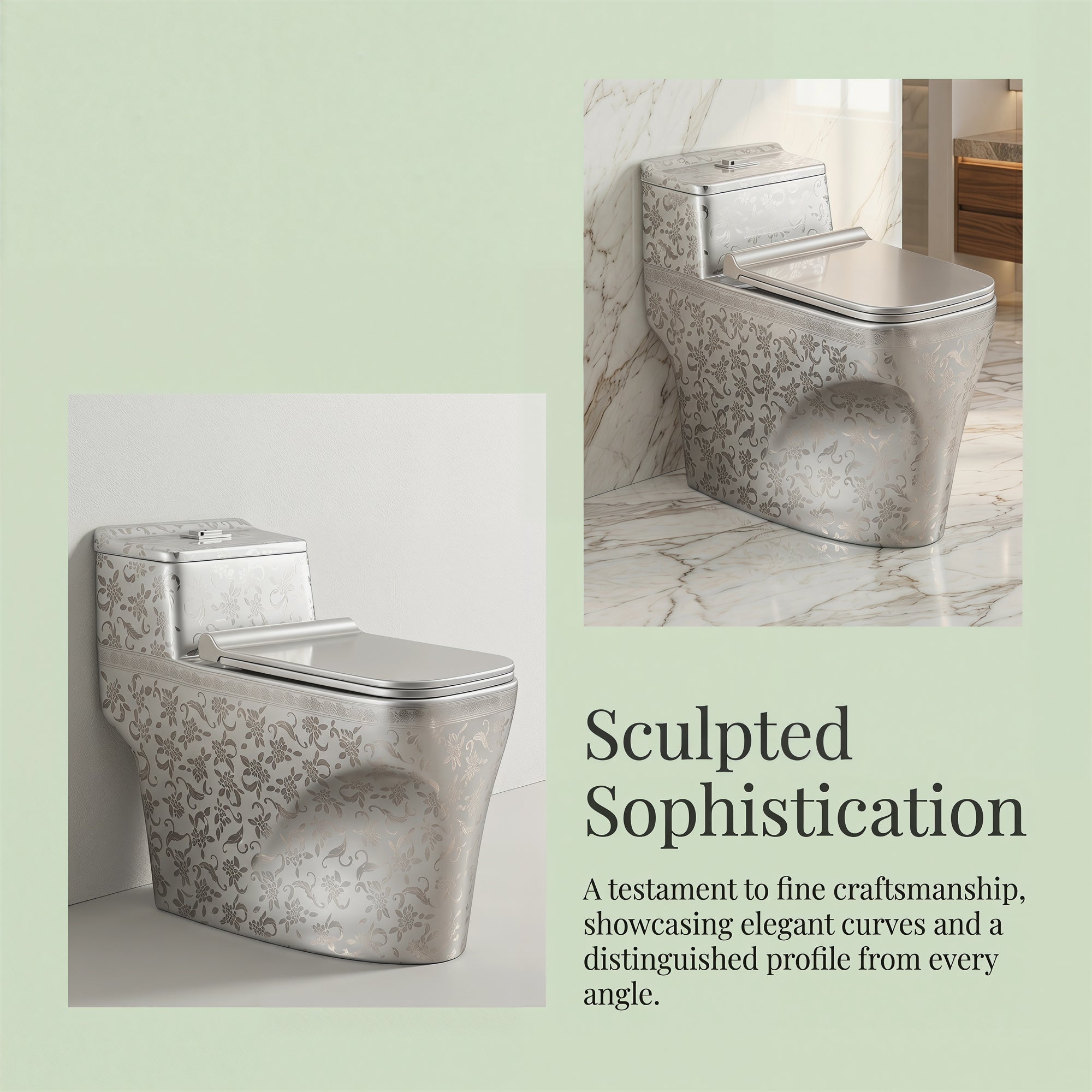 1.58 Gallons GPF Elongated Close Coupled Toilets (Seat Included)