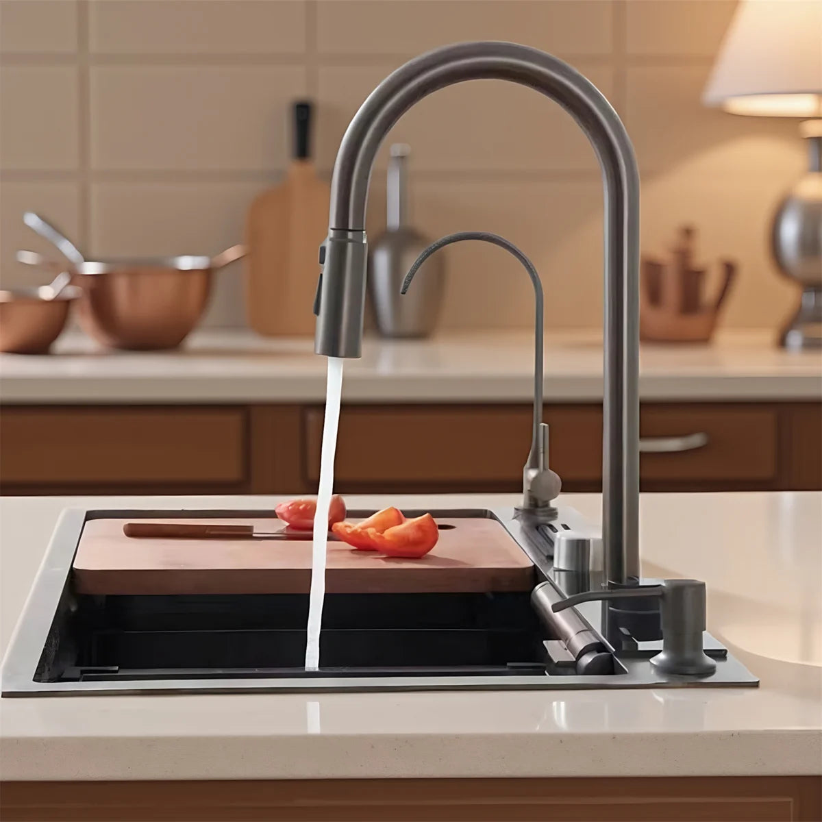 🔥🔥HOT SALE !!!   Multifunctional 304 Stainless Steel Kitchen Sink