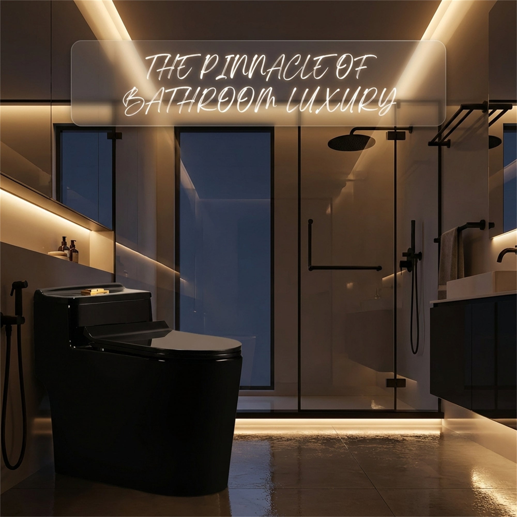 1.45 Gallons Per Minute GPF Elongated Comfort Height Floor Mounted One-Piece Toilet (Seat Included)