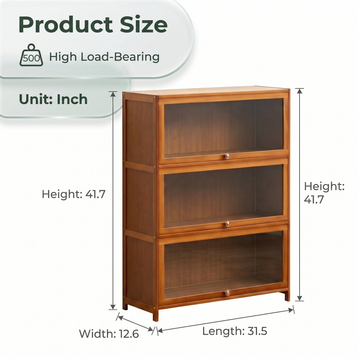 Nanmu Bamboo Storage Cabinet