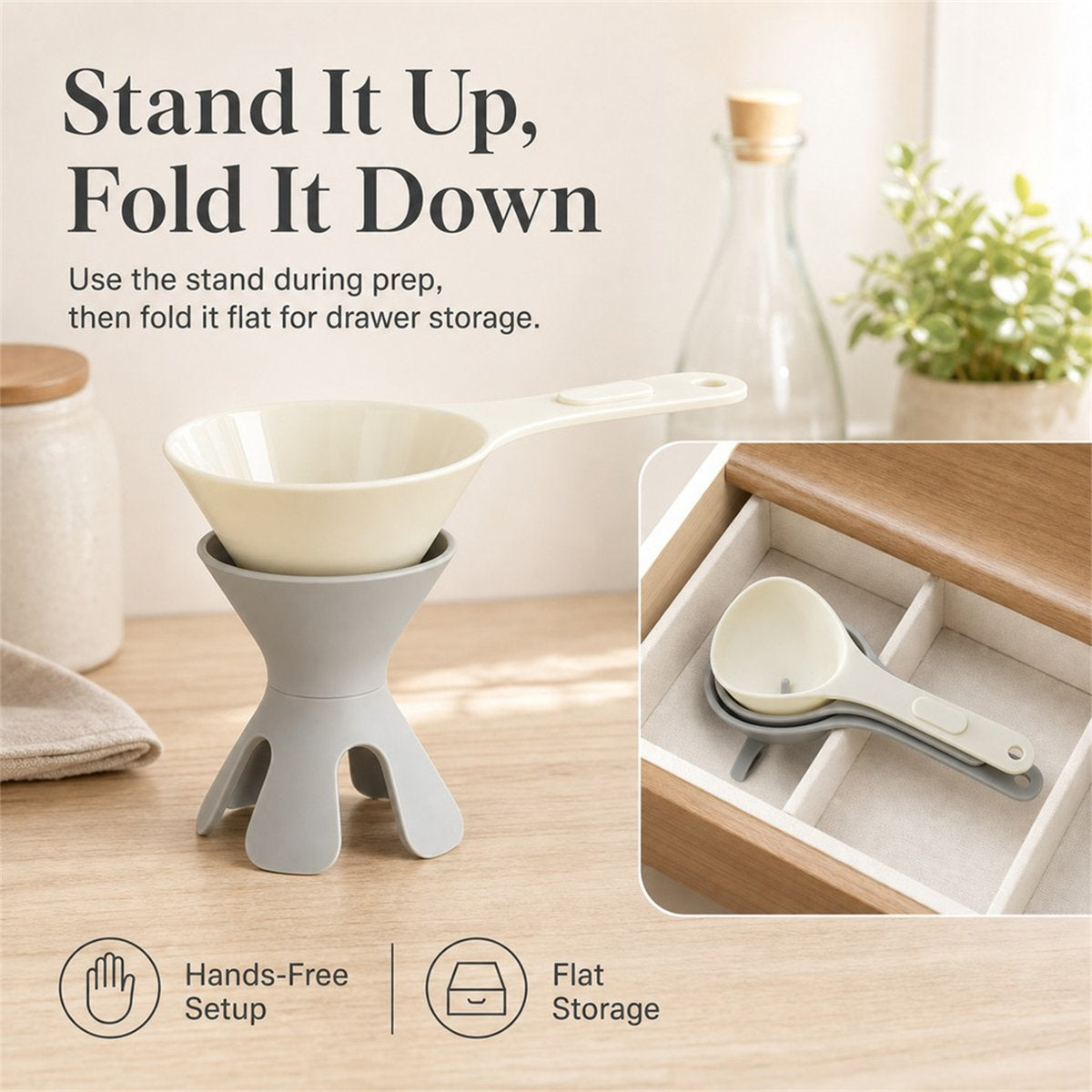 Six-Piece Nesting Funnel Set