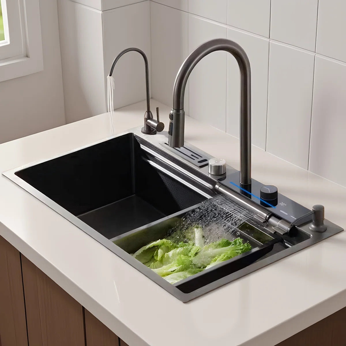 🔥🔥HOT SALE !!!   Multifunctional 304 Stainless Steel Kitchen Sink