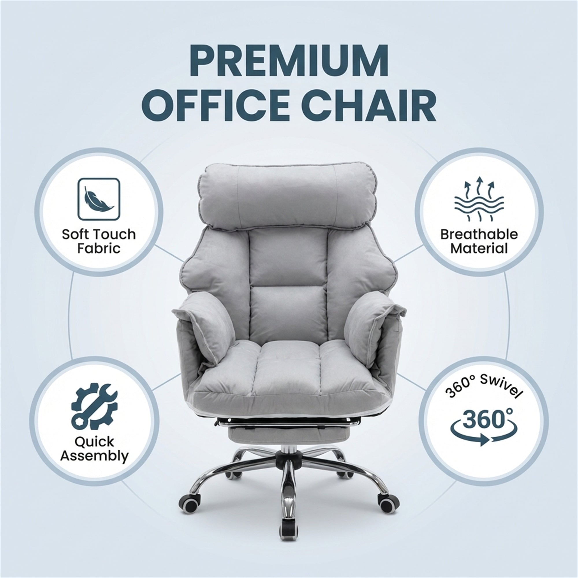 Home Computer Chair, Gaming Chair, Recliner Computer Sofa Chair, Bedroom Relaxation Reclining Chair