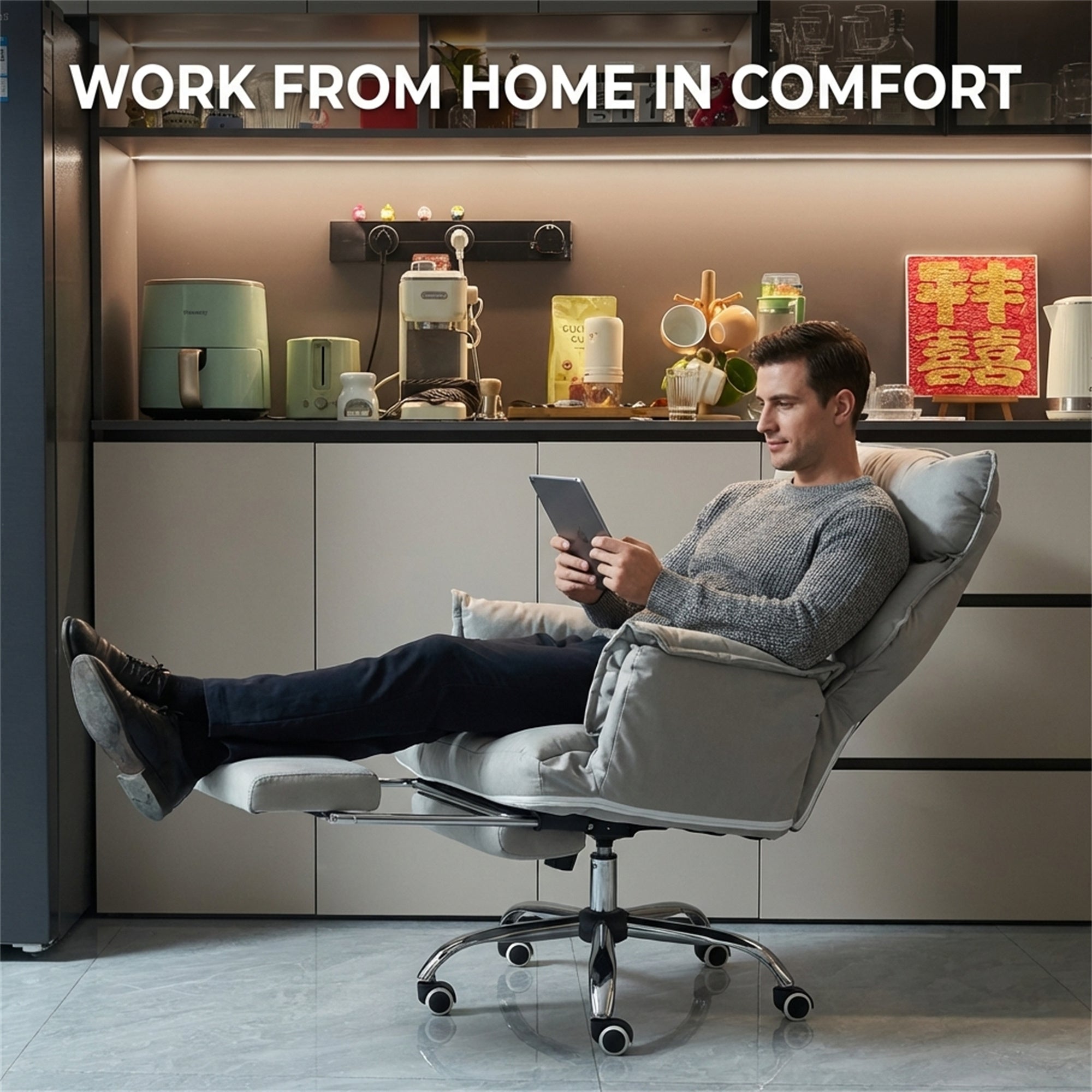 Home Computer Chair, Gaming Chair, Recliner Computer Sofa Chair, Bedroom Relaxation Reclining Chair