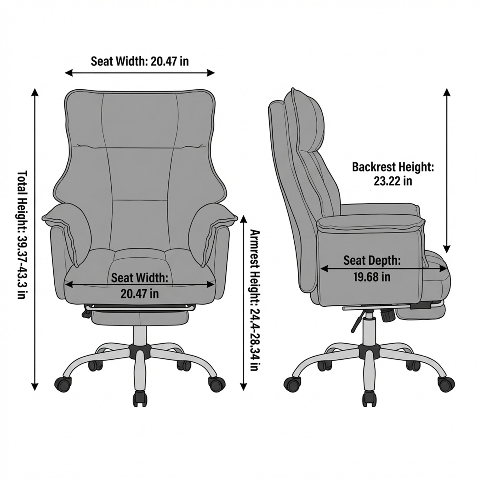 Home Computer Chair, Gaming Chair, Recliner Computer Sofa Chair, Bedroom Relaxation Reclining Chair