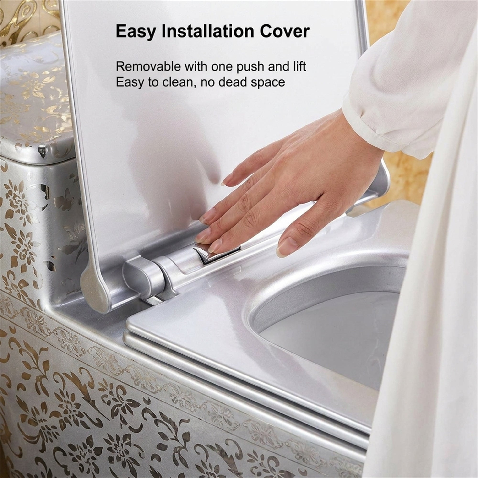1.58 Gallons GPF Elongated Close Coupled Toilets (Seat Included)