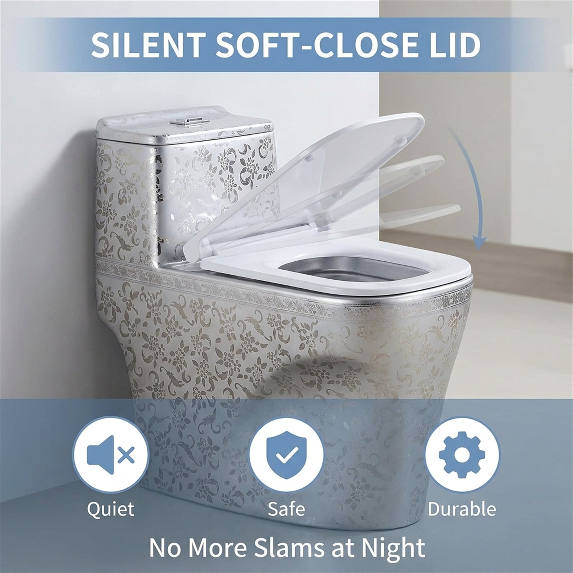 1.58 Gallons GPF Elongated Close Coupled Toilets (Seat Included)