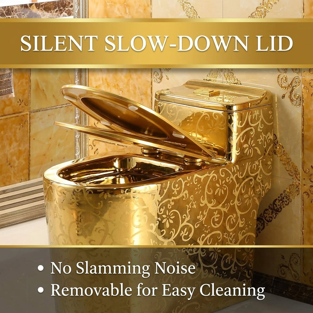 1.45 Gallons GPF Elongated Close Coupled Toilets (Seat Included)