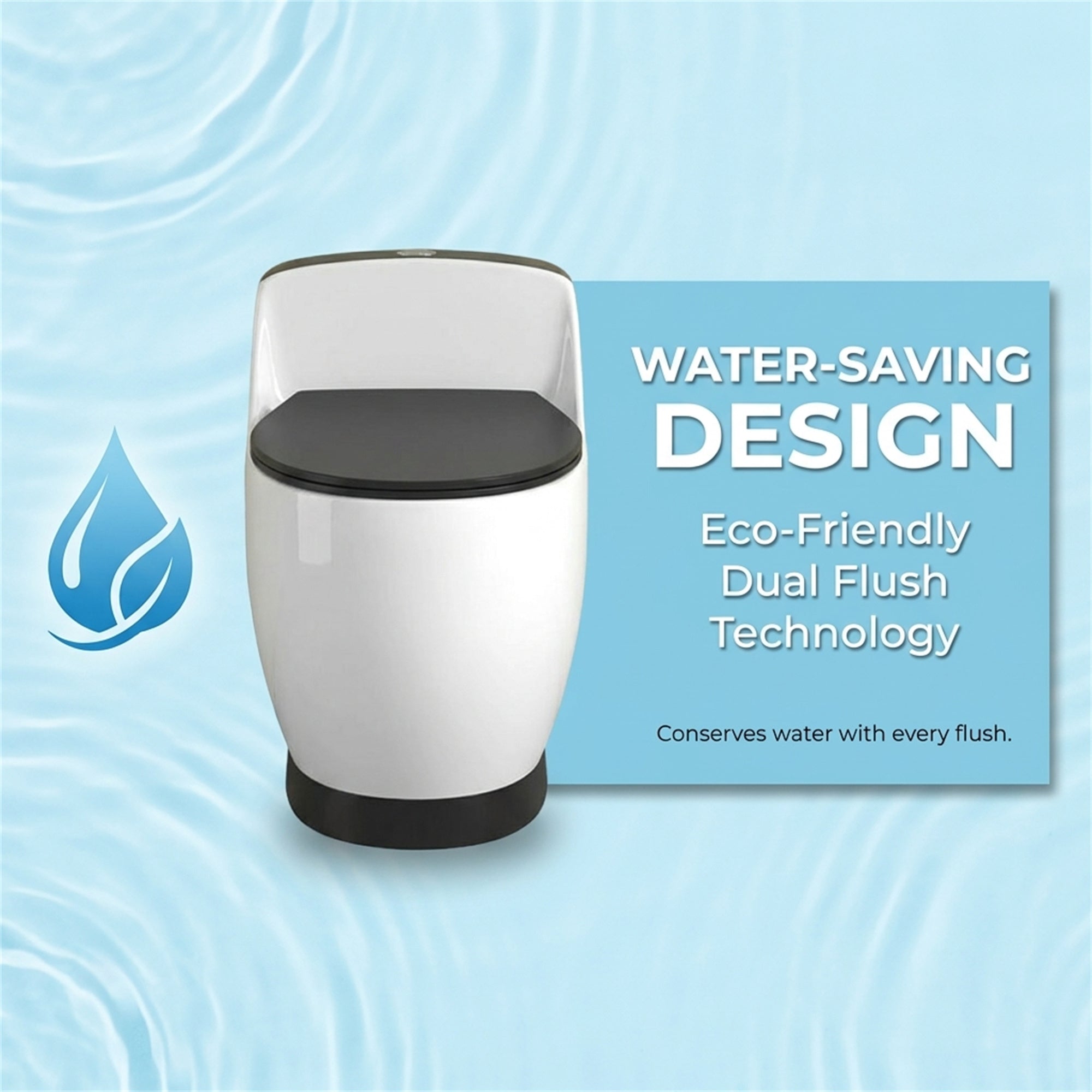 1.58 Gallons GPF Elongated Close Coupled Toilets (Seat Included)