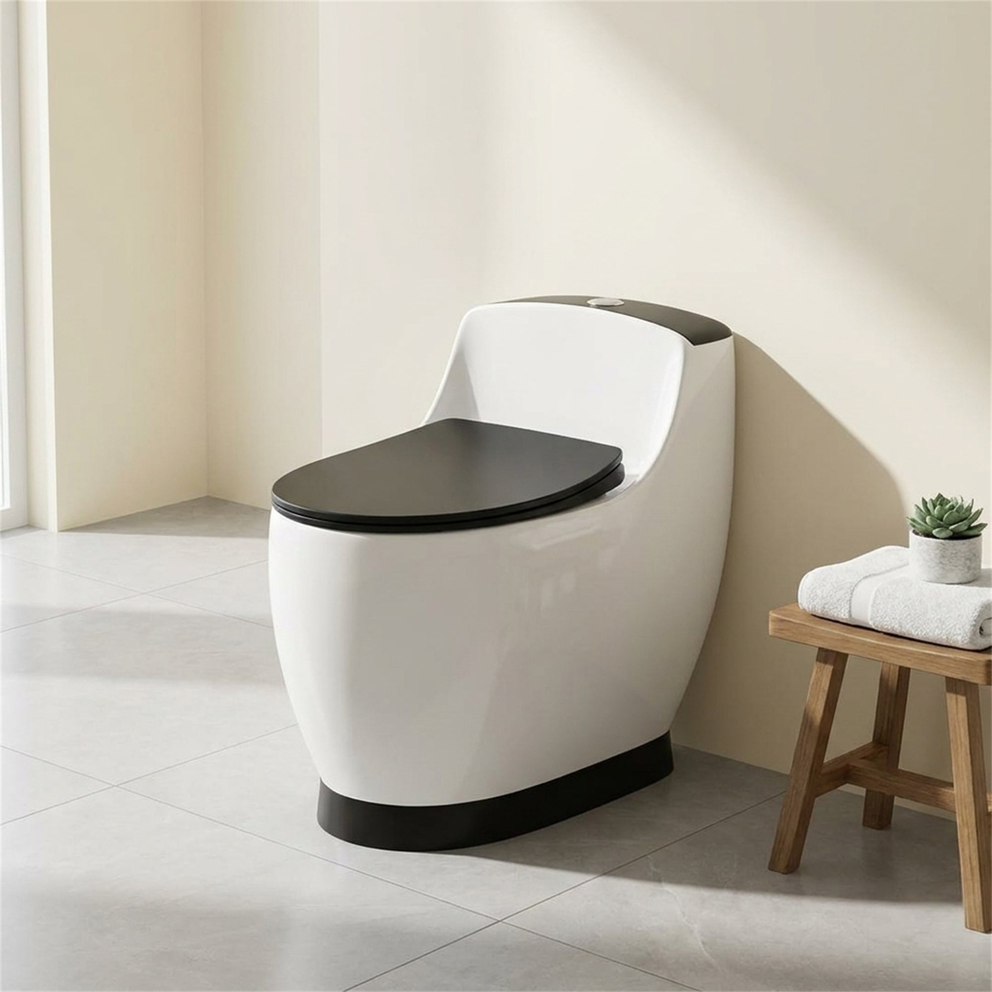 1.58 Gallons GPF Elongated Close Coupled Toilets (Seat Included)