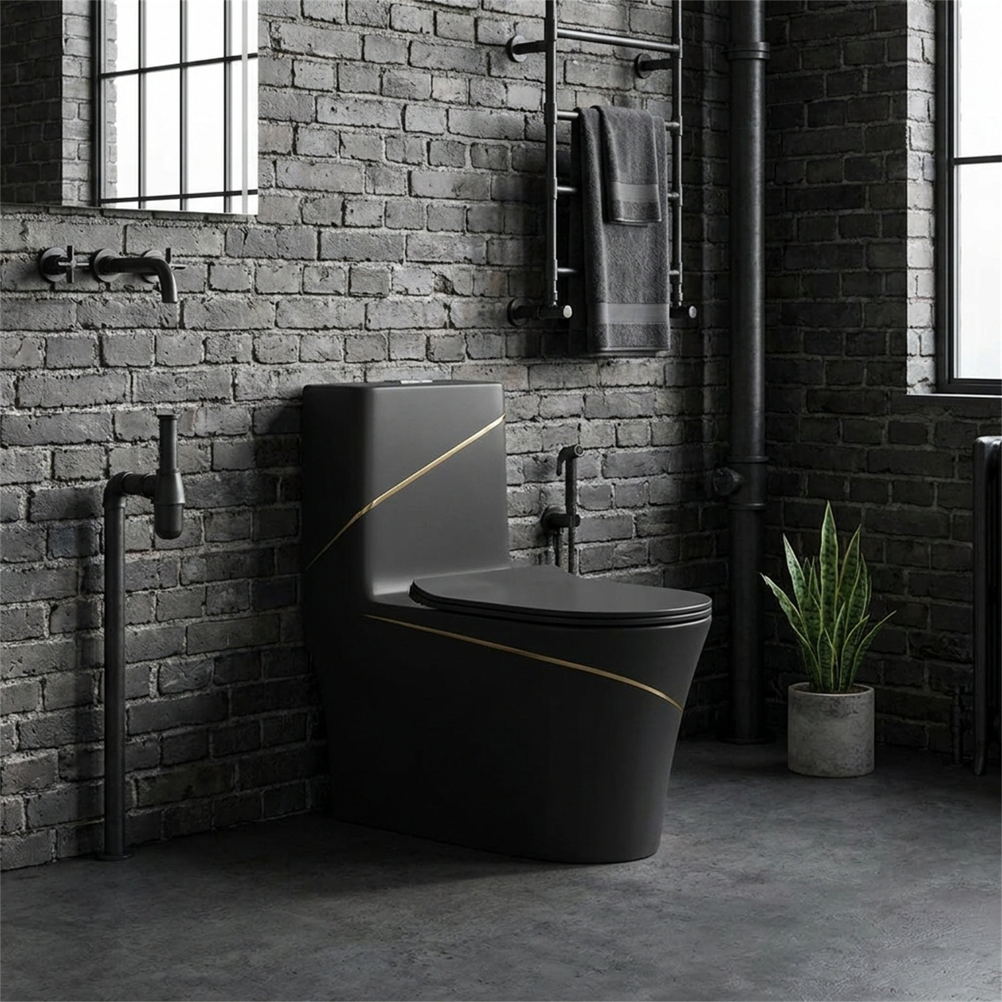 1.6 Gallons Gpf Elongated Close Coupled Toilets (seat Included)