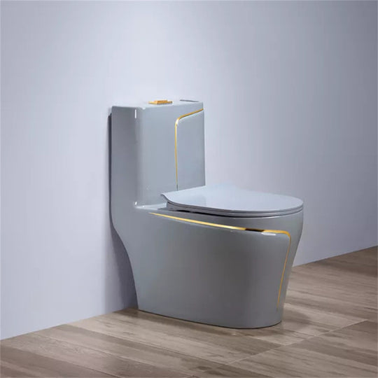 1.85 Gallons Per Minute GPF Elongated Comfort Height Floor Mounted One-Piece Toilet (Seat Included)