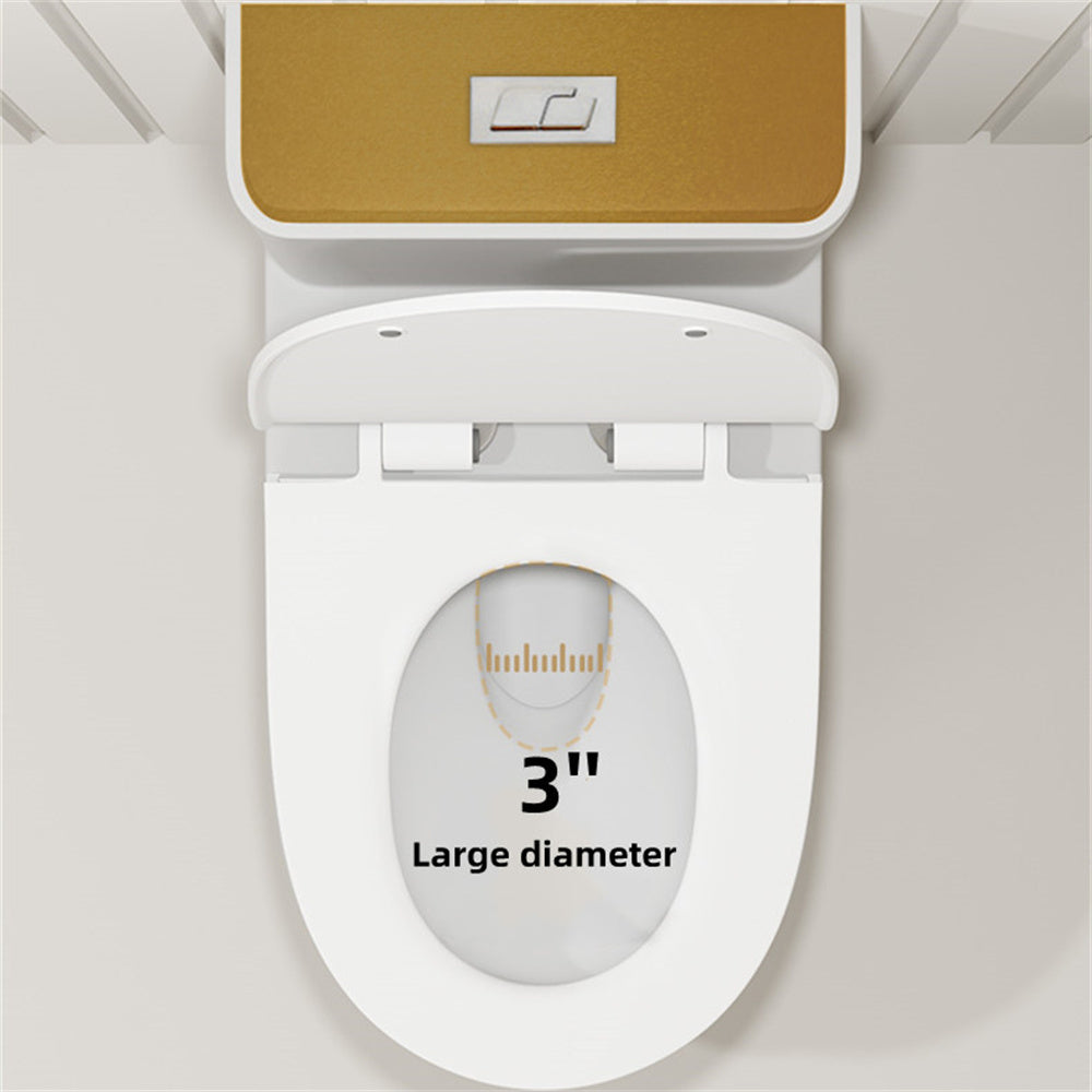 1.85 Gallons Per Minute GPF Elongated Comfort Height Floor Mounted One-Piece Toilet (Seat Included)