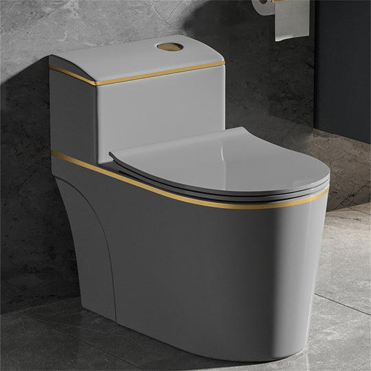 1.46 Gallons Per Minute GPF Elongated Comfort Height Floor Mounted One-Piece Toilet (Seat Included)