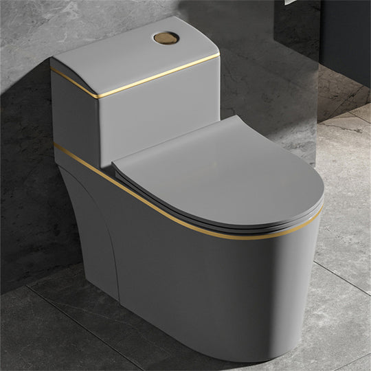 1.46 Gallons Per Minute GPF Elongated Comfort Height Floor Mounted One-Piece Toilet (Seat Included)