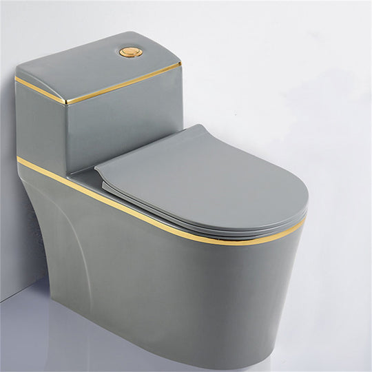 1.46 Gallons Per Minute GPF Elongated Comfort Height Floor Mounted One-Piece Toilet (Seat Included)