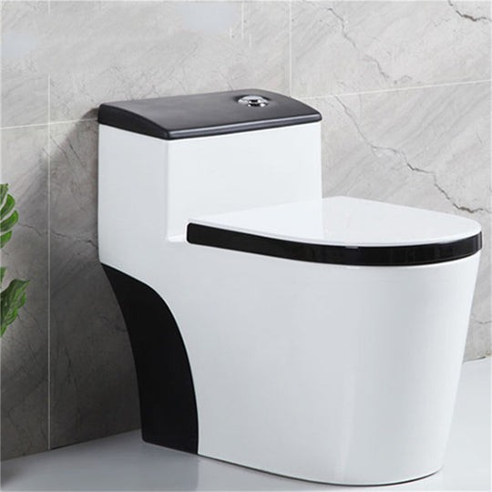 1.6 Gallons Per Minute GPF Elongated Comfort Height Floor Mounted One-Piece Toilet (Seat Included)