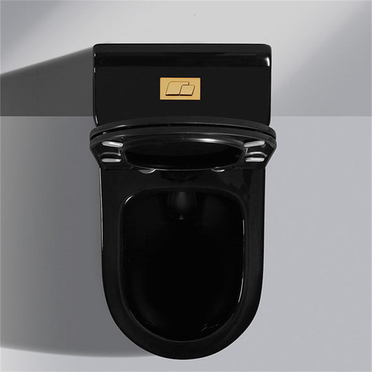 1.45 Gallons Per Minute GPF Elongated Comfort Height Floor Mounted One-Piece Toilet (Seat Included)