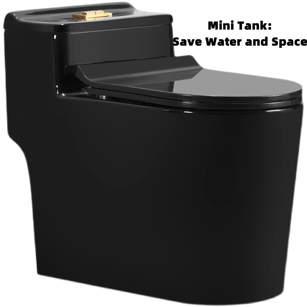 1.45 Gallons Per Minute GPF Elongated Comfort Height Floor Mounted One-Piece Toilet (Seat Included)