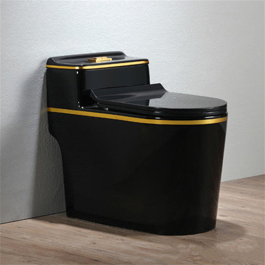 1.45 Gallons Per Minute GPF Elongated Comfort Height Floor Mounted One-Piece Toilet (Seat Included)