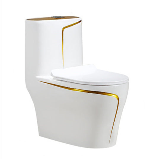 1.85 Gallons Per Minute GPF Elongated Comfort Height Floor Mounted One-Piece Toilet (Seat Included)