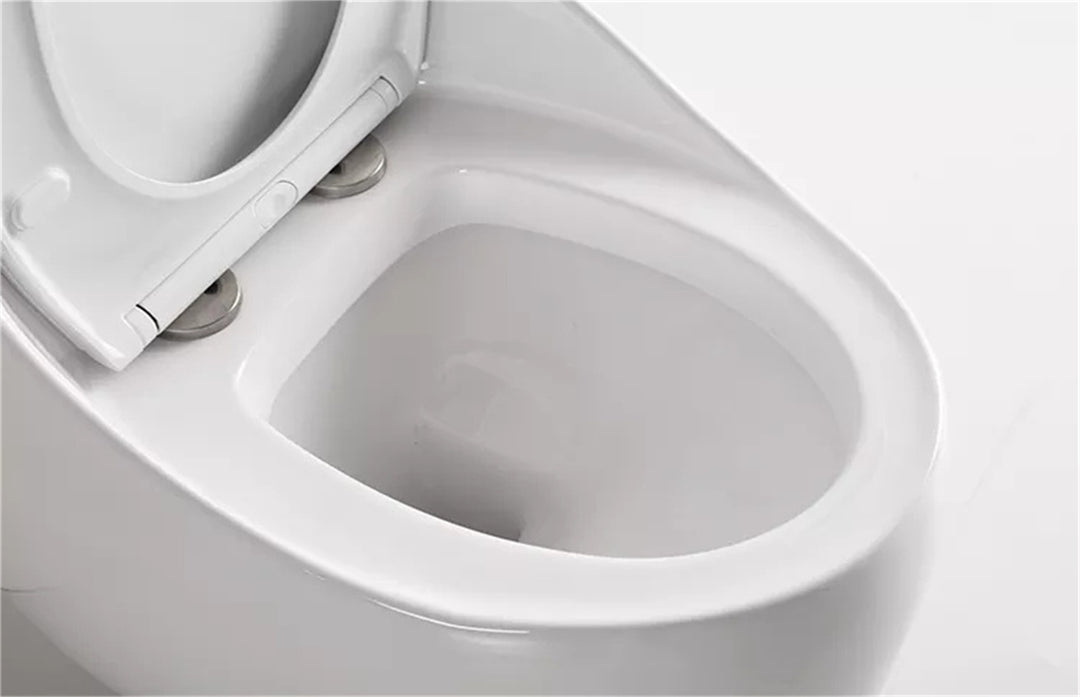 1.45 Gallons Per Minute GPF Elongated Comfort Height Floor Mounted One-Piece Toilet (Seat Included)